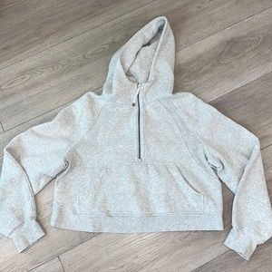 Lululemon Scuba oversized half-zip hoodie (cropped)